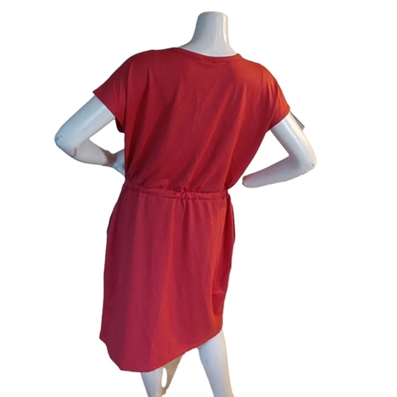 32 Degrees Cool Ladies' Soft Lux Dress, Heather Garnet Rose Size Medium - Picture 3 of 5